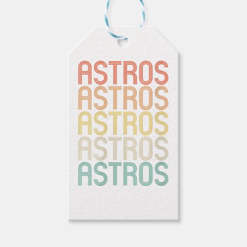 Womens Astros  Gift Tags