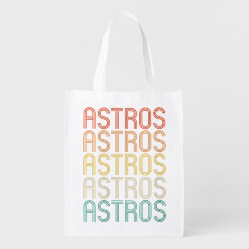 Womens Astros  Grocery Bag