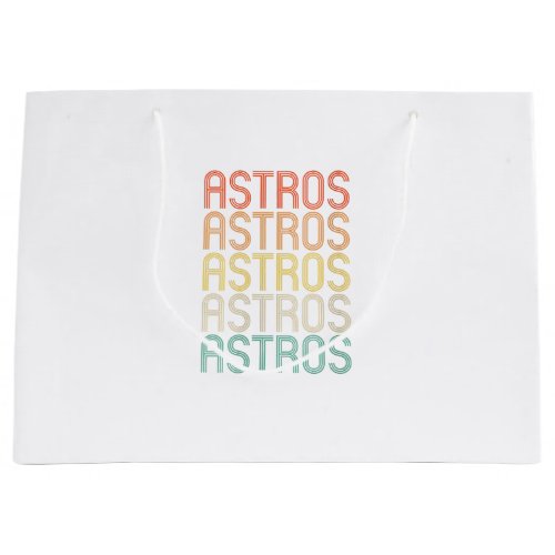 Womens Astros  Large Gift Bag