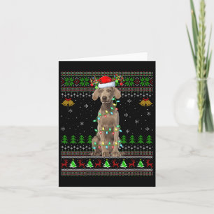 Womens Australian Cattle Dog Ugly Christmas Sweate Card