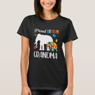 Womens Autism Awareness Proud Autism Grandma T-Shirt