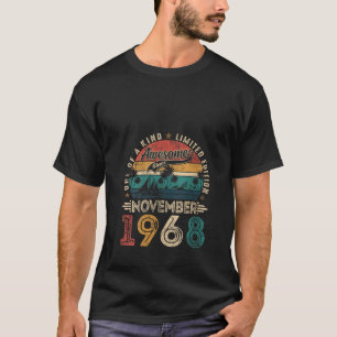 Womens Awesome Since November 1968 57 Years Old 57 T-Shirt