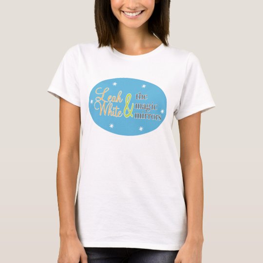 Women's Baby Doll T- Blue Logo T-Shirt