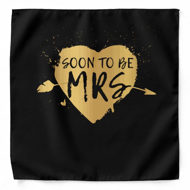 Womens Bachelorette Party Soon To Be Mrs Bandana (Front)