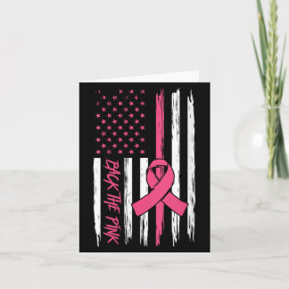 Womens Back The nk Retro American Flag Breast Card