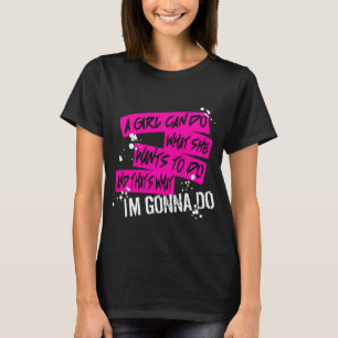 Women's Bad Reputation Lyrics T-Shirt