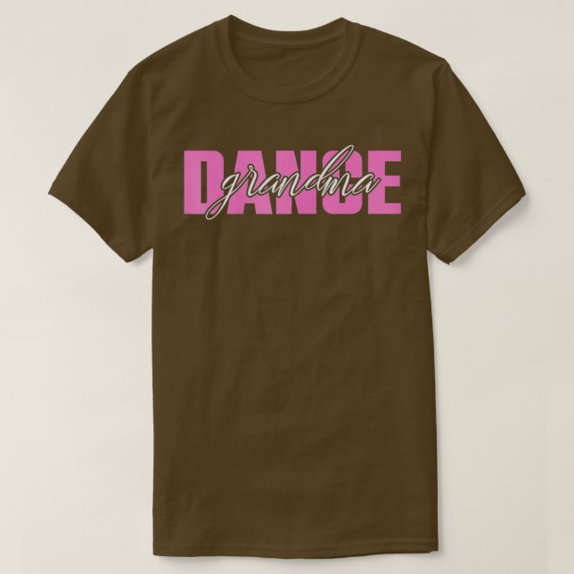 Womens Ballerina Dancer Dance Grandma Dancing  T-Shirt (Design Front)