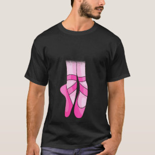 Womens Ballet Dancer Pointe Toe Shoe  For Ballerin T-Shirt