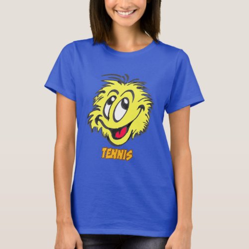 Womens Basic BLUE Tennis T_Shirt