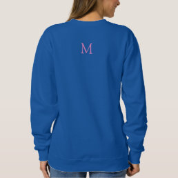 Women&#39;s Basic Deep Royal Sweatshirt Clotthing