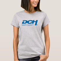 Women's - Basic Gray - DCH Blue LogoT-Shirt T-Shirt | Zazzle