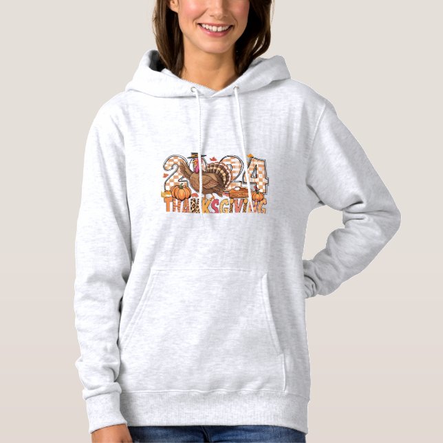 WOMEN'S BASIC HOODED SWEATSHIRT  (Front)