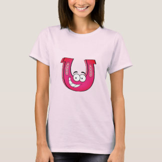 Womens Basic HorseShoe Pitching Tee