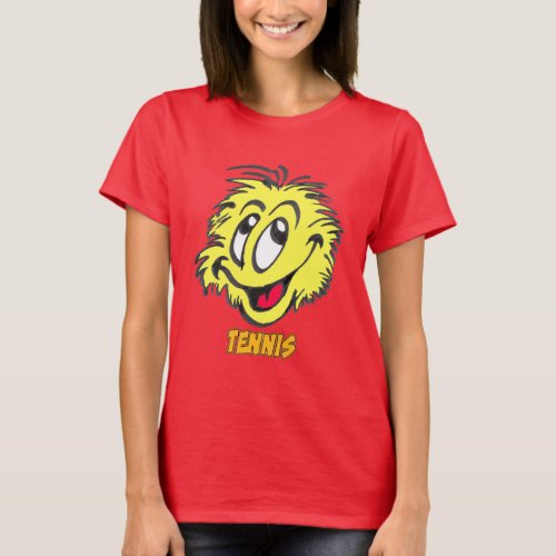 Womens Basic RED Tennis T_Shirt