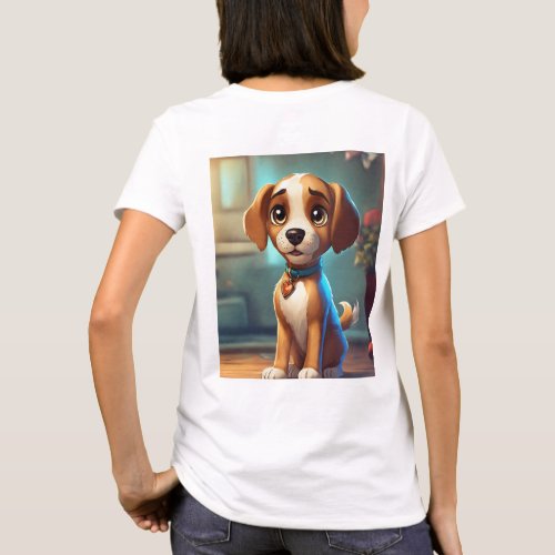 Womens Basic T_Shirt Dog