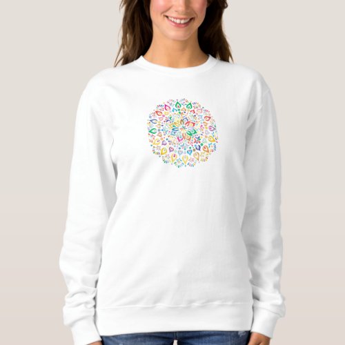Womens Basic T shirt  flower design