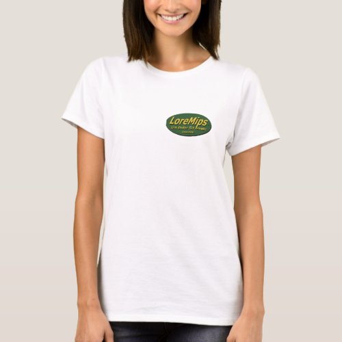 womens basic t_shirt logo upper left pocket T_Shirt