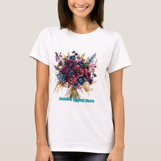 Women's Basic T-Shirt Monogrammed  (Front)