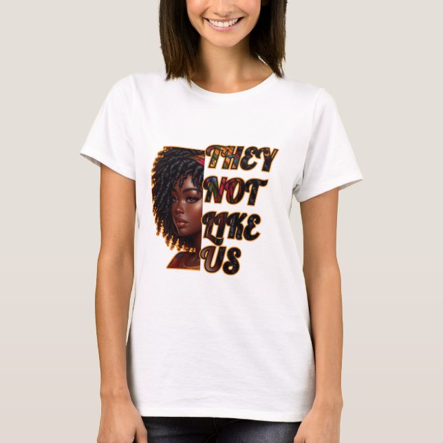 Women's Basic T-Shirt – They Not Like Us (Front)