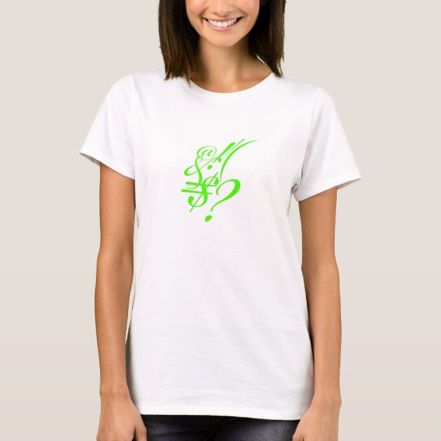 Women's Basic T-Shirt, White T-Shirt (Front)