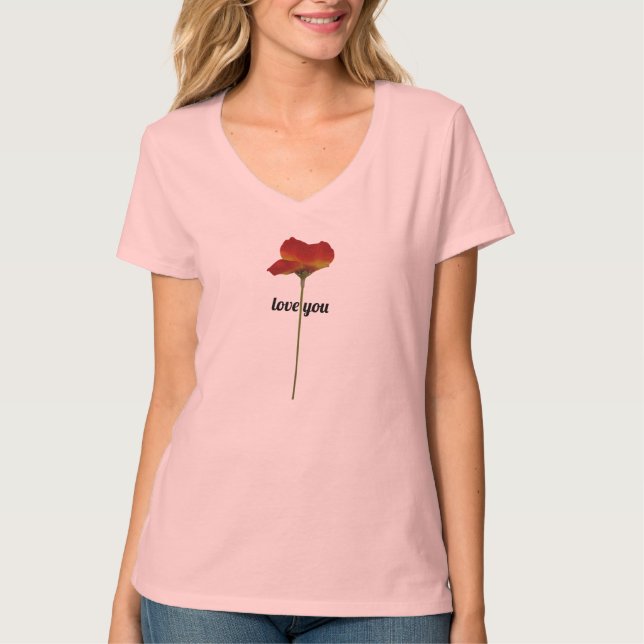 Women's Basic V-Neck T-Shirt (Front)