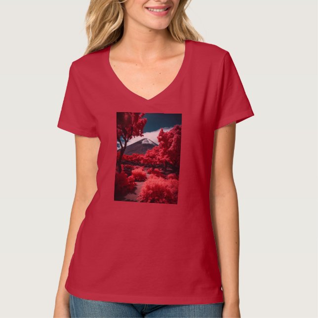 Women's Basic V-Neck T-Shirt (Front)