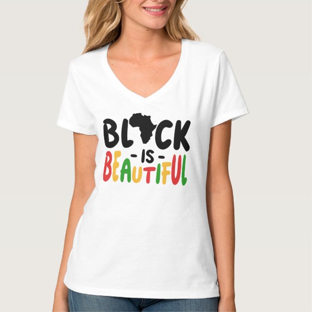 Women's Basic V-Neck T-Shirt (Front)