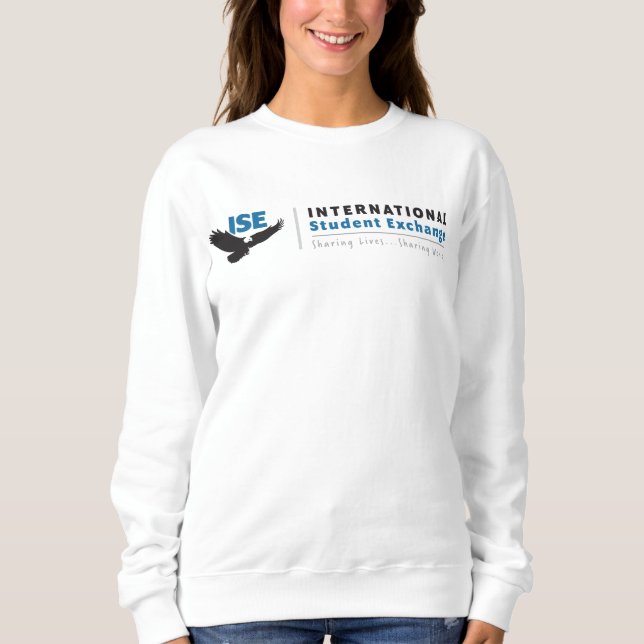 Women's Basic White Sweatshirt (Front)