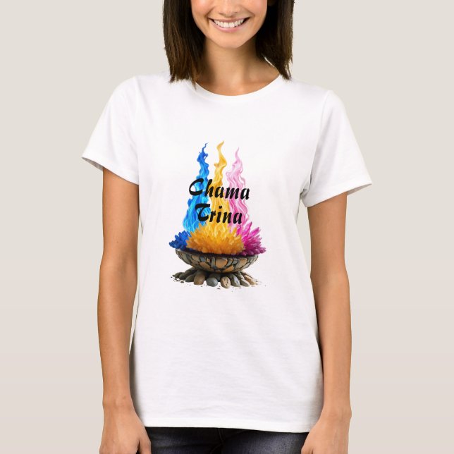 Women's Basic Women's Shirt Flames Trina (Front)