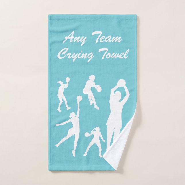 Women's Basketball Crying Towel Your Team Color (Hand Towel)