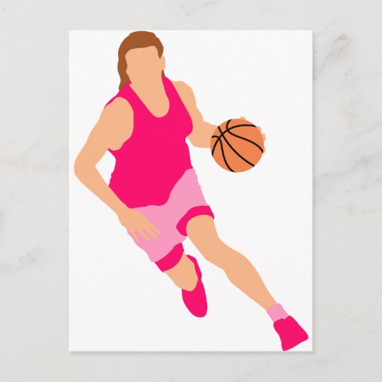 Women's basketball Logo Postcard | Zazzle.com