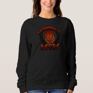 Womens Basketball Mom   Sweatshirt