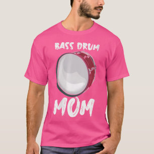 Womens Bass Drum Mom T-Shirt