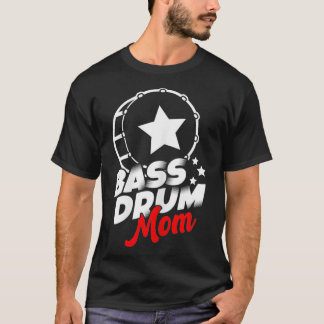 Womens Bass Drum Mom T-Shirt