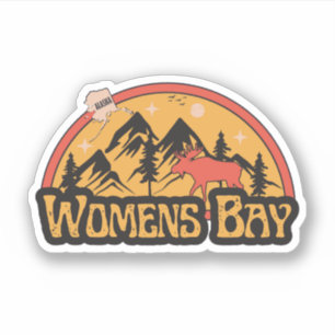 Womens Bay, Alaska Sticker