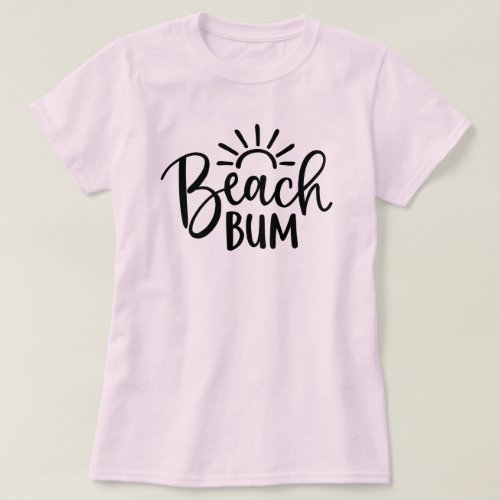 WOMENS BEACH BUM T_Shirt