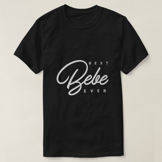 Womens Bebe Shirt Gift Best Bebe Ever VNeck (Design Front)