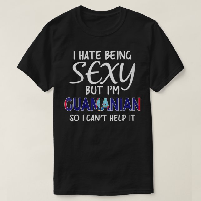 Womens Being Sey Guamanian Funny Guam VNeck  T-Shirt (Design Front)
