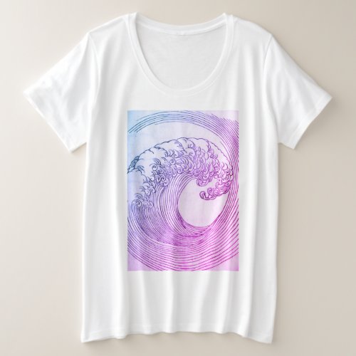 Womens BellaCanvas BASIC T_Shirt JAPANESE WAVE