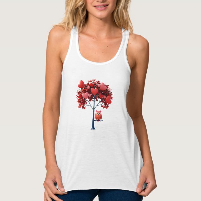 Women's Bella+Canvas Flowy Racerback Tank Top (Front)