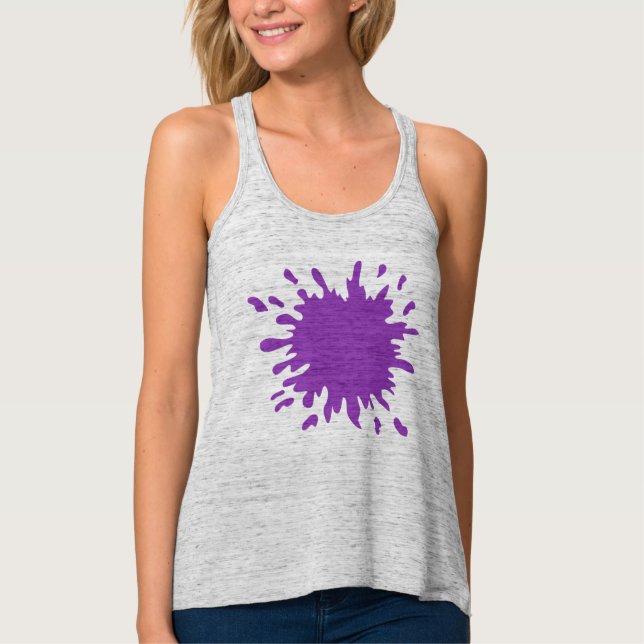 Women's Bella+Canvas Flowy Racerback Tank Top (Front)