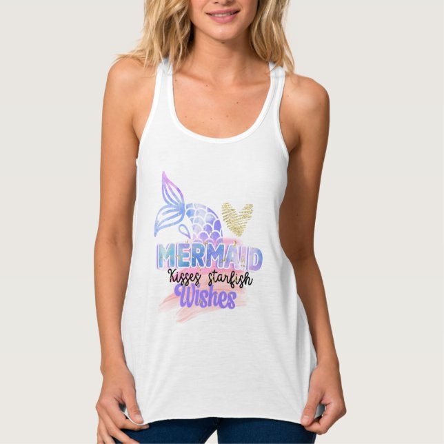 Women's Bella+Canvas Flowy Racerback Tank Top (Front)