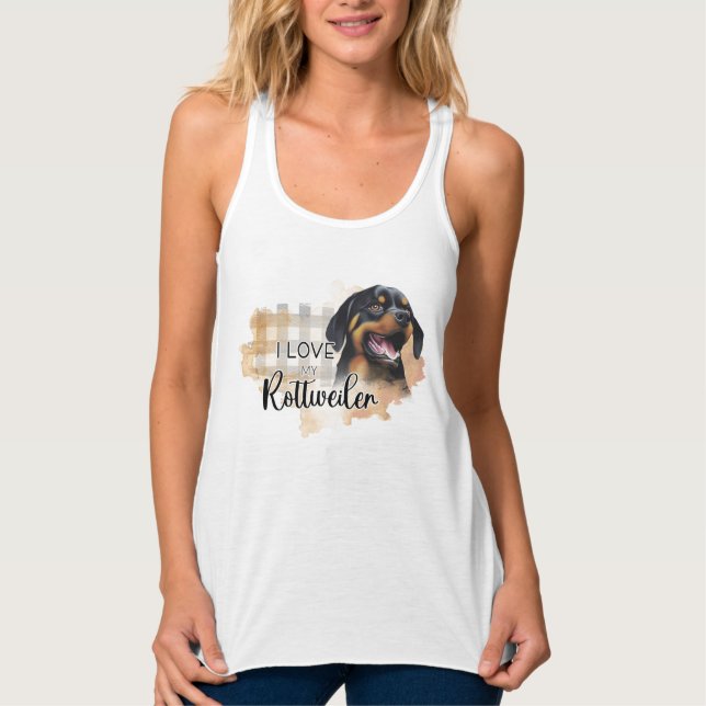 Women's Bella+Canvas Flowy Racerback Tank Top (Front)