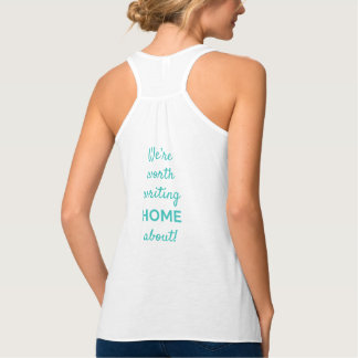 Women's Bella+Canvas Flowy Tank Top (with tagline)