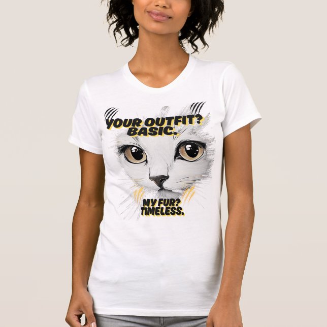 Women's Bella+Canvas Slim Fit T-Shirt- Cat Lovers T-Shirt (Front)