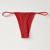 Women's Bella Cotton Spandex Thong: Teddy Bear Thong (Back)
