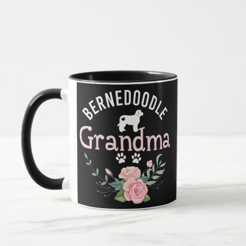 Womens Bernedoodle Dog Gifts For Grandma Dog Mug