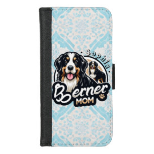Womens Berner Mom - Bernese Mountain Dog Mom Gift iPhone 8/7 Wallet Case