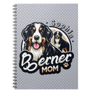 Womens Berner Mom - Bernese Mountain Dog Mom Gift Notebook