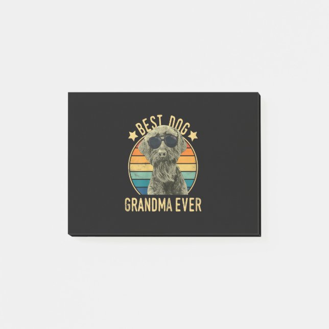 Womens Best Dog Grandma Ever Giant Schnauzer Post-it Notes (Front)